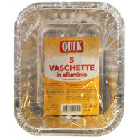 Quik vaschette senza coperchio monoporzioni pz.5