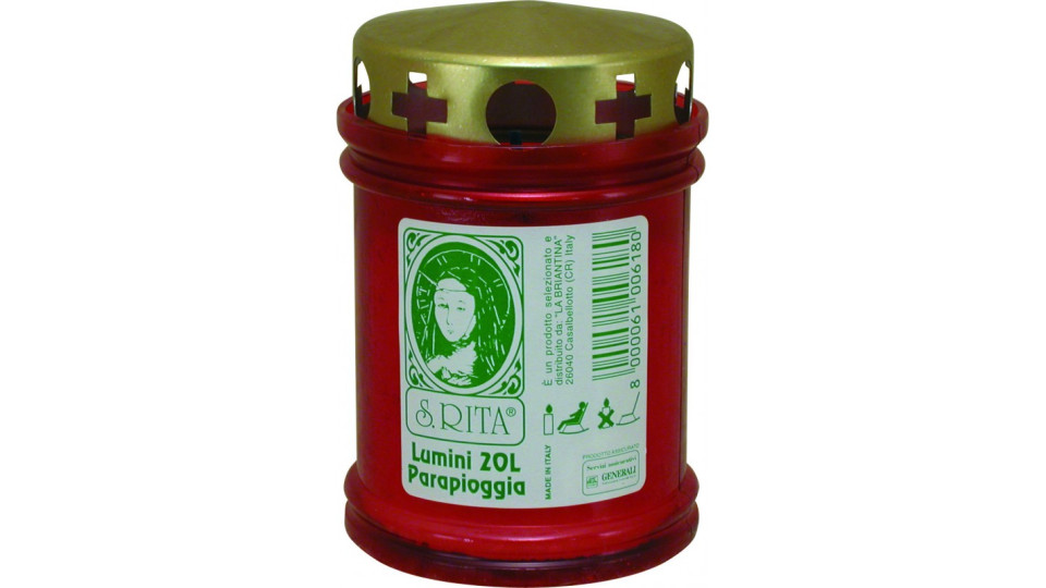 Lumini S. Rita l20 rosso 26h parapioggia