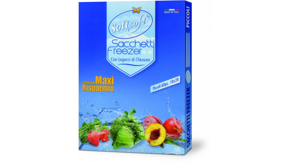 Soft soft sacchetti freezer scatola cm.18x28 pz.60