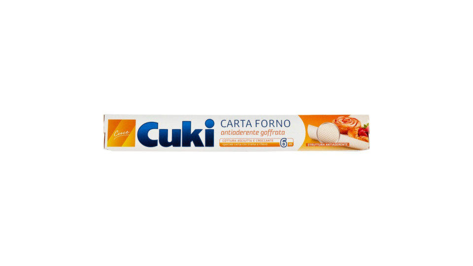 Cuki Cuoce Carta Forno antiaderente goffrata 6 mt