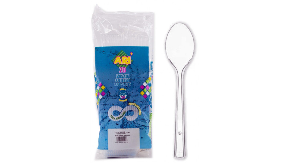 Aristea cucchiai ari riutilizzabili x20pz