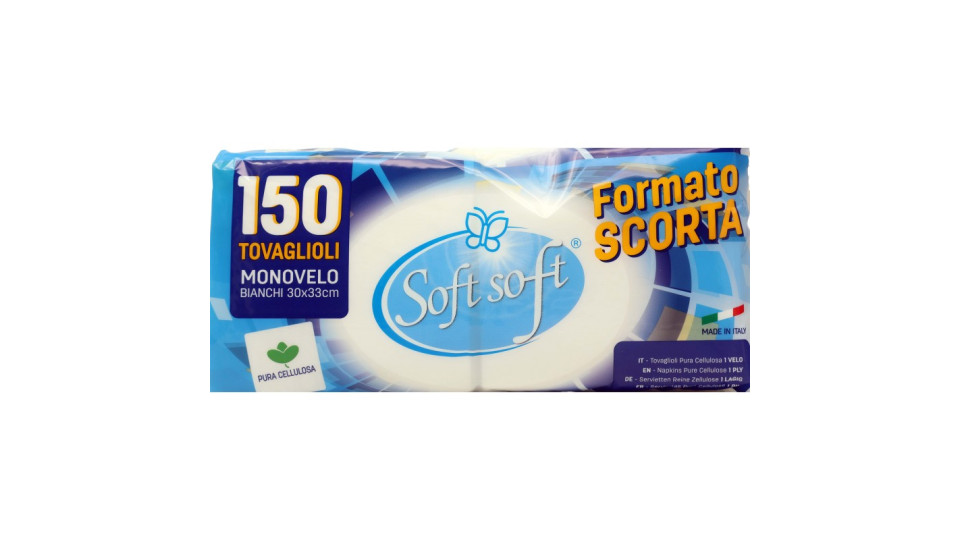 Soft Soft tovagli monovelo cm.30x33 pz.150
