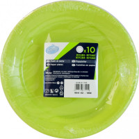 Soft Soft piatti carta 23 cm verde x10