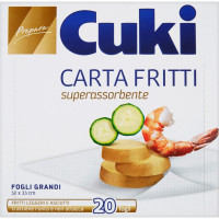 Cuki Prepara Carta Fritti (20 fogli da 32 x 33 cm)