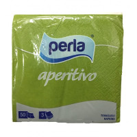Perla tovaglioli aperitivo cm.24x24 3veli x50