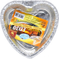 Soft Soft contenitori per forno ed30 torta cuore pz.8...