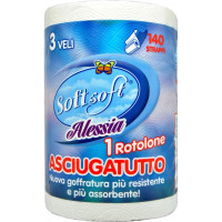 Soft soft alessia asciugatutto bianca pz.1