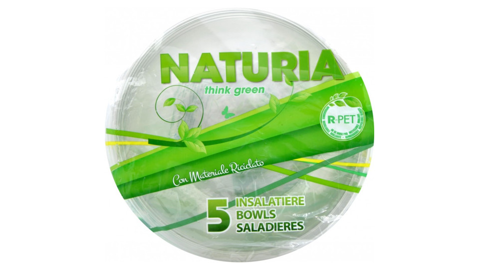 Naturia insalatiera cc1750 pz.5 pet