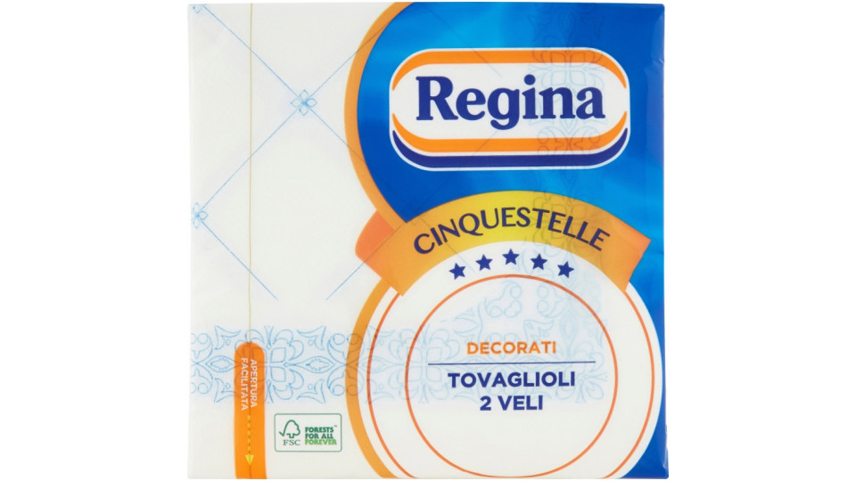 Regina tovaglioli 5 stelle pz.46