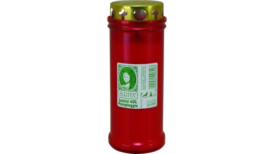 Lumini S. Rita l40 rosso parapioggia