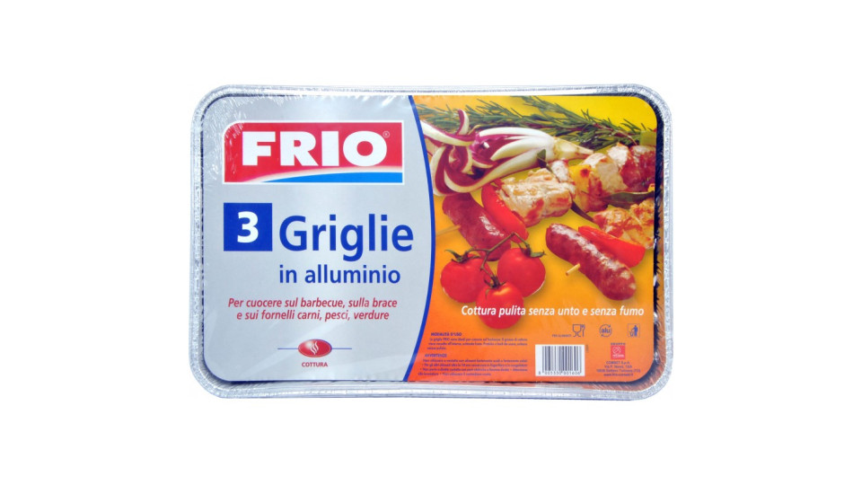 Frio vaschette griglie in alluminio frio x3