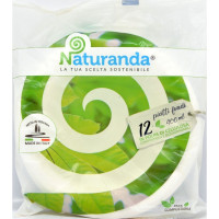 Naturanda piatti fondi bio ml.400 x12