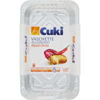 Cuki Cuoce Vaschette alluminio 4 porzioni - 4 pz (R78)