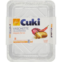 Cuki Cuoce Vaschette alluminio 6 porzioni - 3 pz (R84)