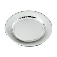 Soft Soft piatti carta argento x10 cm.23