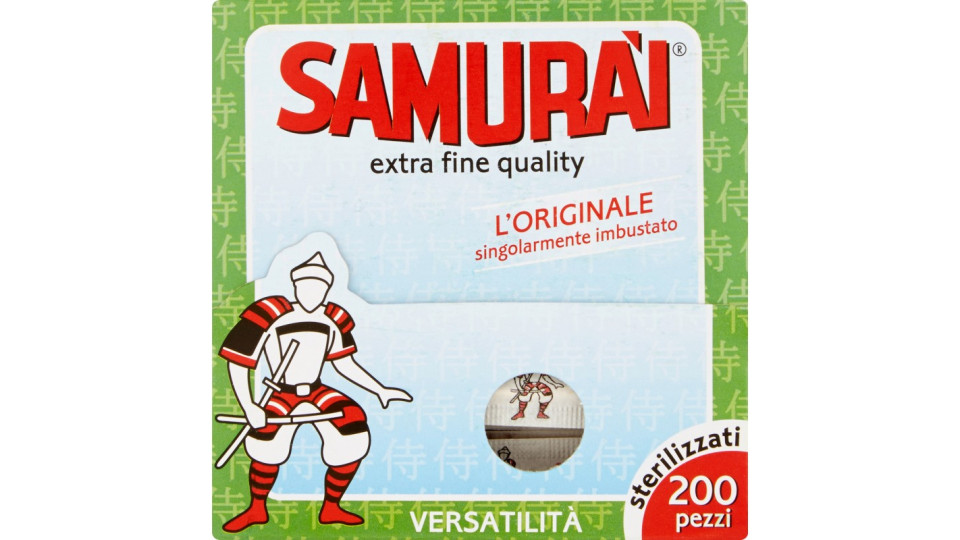 Samurai stuzzicadenti imbustati 200pezzi