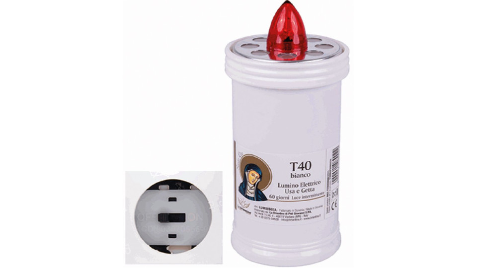 Lumino t40 bianco 60 gg elettrico