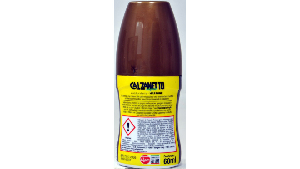 Calzanetto autolucidante marrone