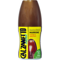 Calzanetto autolucidante marrone