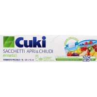 Cuki Conserva Sacchetti Apri & Chiudi ermetici piccoli (15...