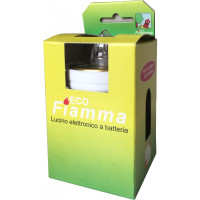 Fiamma lumino elettrico a batteria bianco