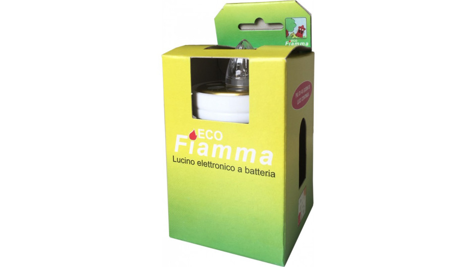 Fiamma lumino elettrico a batteria bianco