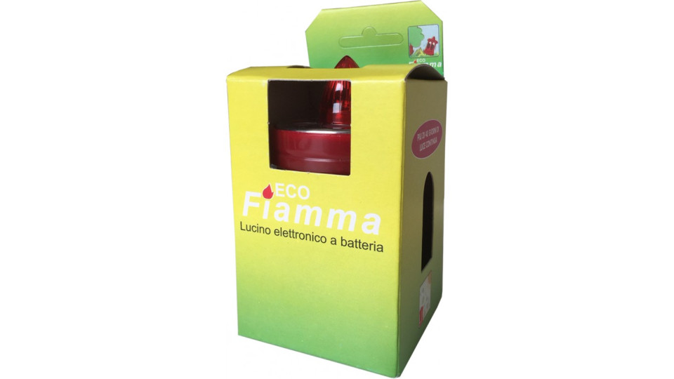 Fiamma lumino elettrico a batteria rosso