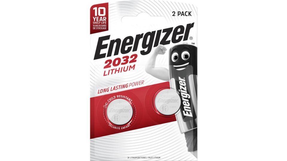 Energizer litio x2 3 volt cr2032