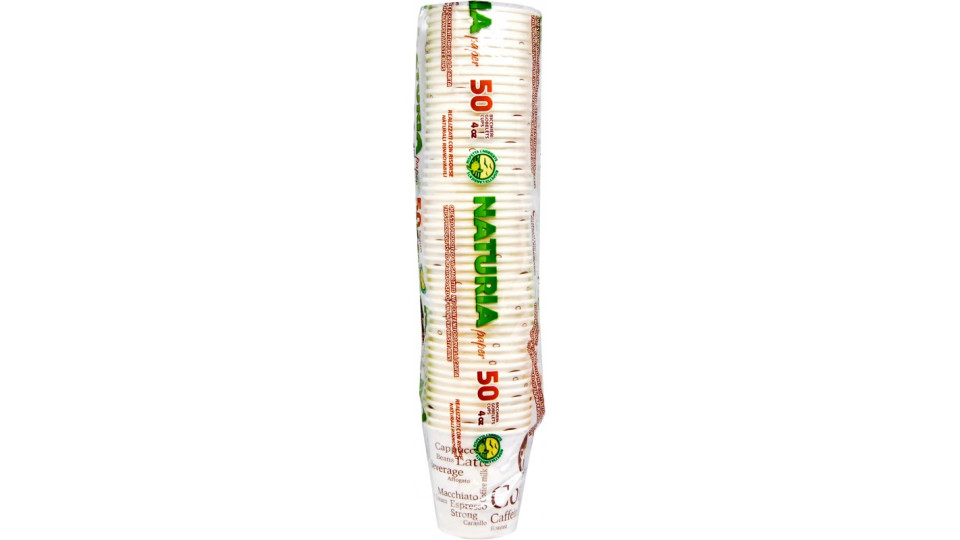 Naturia bicchieri 4oz carta classic pz.50