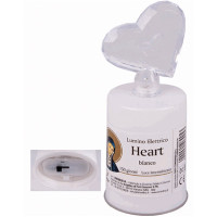 Lumino heart bianco 150 gg elòettrico