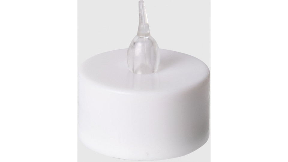 Candela tea light elettr diam. cm 3,8 4pz