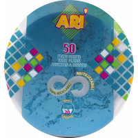Aristea piatti dessert riutilizzabili 100% riciclabili pz.50