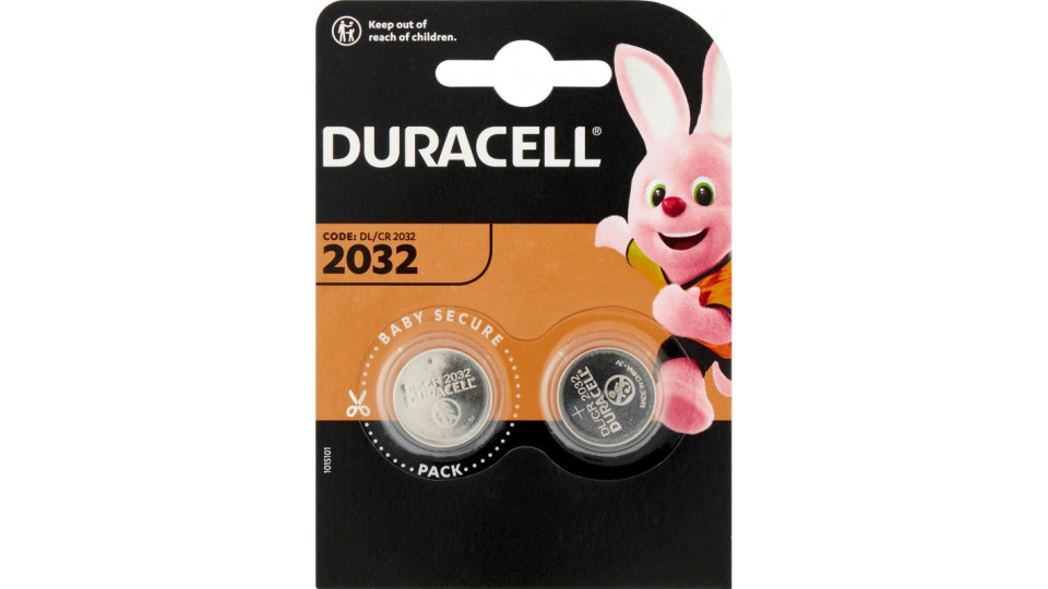 Duracell 2032 Batteria Bottone al Litio Specialistica 3V pacco...