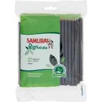 Samurài BioNature Cannucce 15cm - Ø 8mm 100 pz