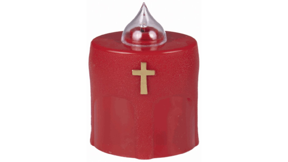 Lumino benedictio rosso 150 gg elettrico