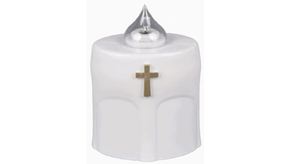 Lumino benedictio bianco 150 gg elettrico
