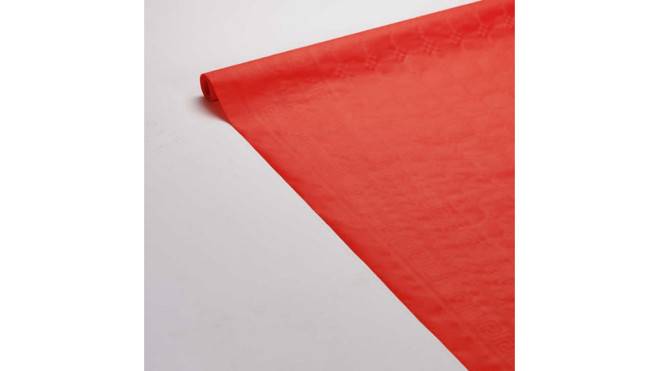 Soft soft tovaglia carta rosso 1,18x7mt