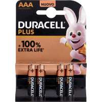 Duracell Plus AAA Batterie Ministilo Alcaline confezione da 4...