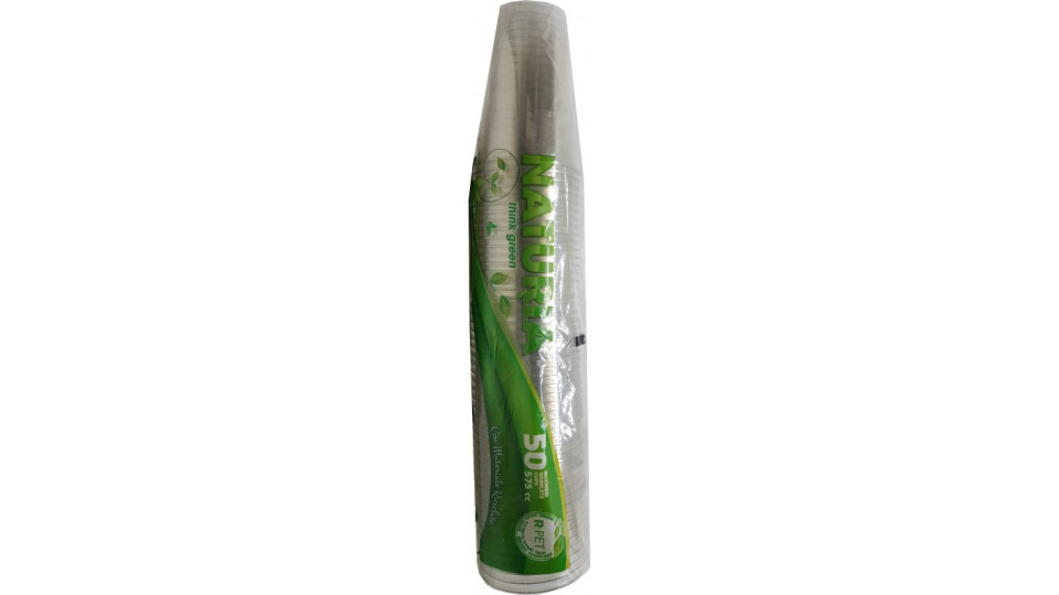 Naturia bicchieri 575cc r-pet pz.50 bio