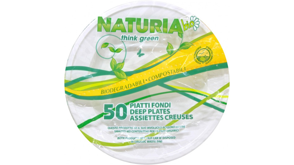 Naturia piatti materbi fondi bio x50 pz