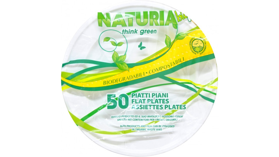 Naturia piatti materbi piani bio x50 pz