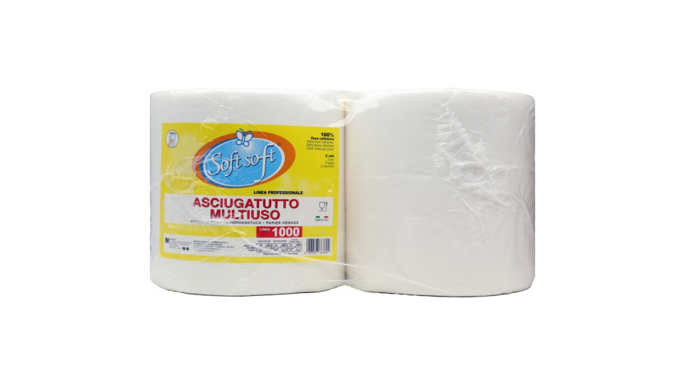 Soft Soft bobina multiuso linea 1000 pz.2