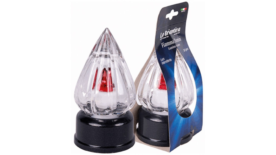Lumino fiamma domini vetro 365 gg elettrico