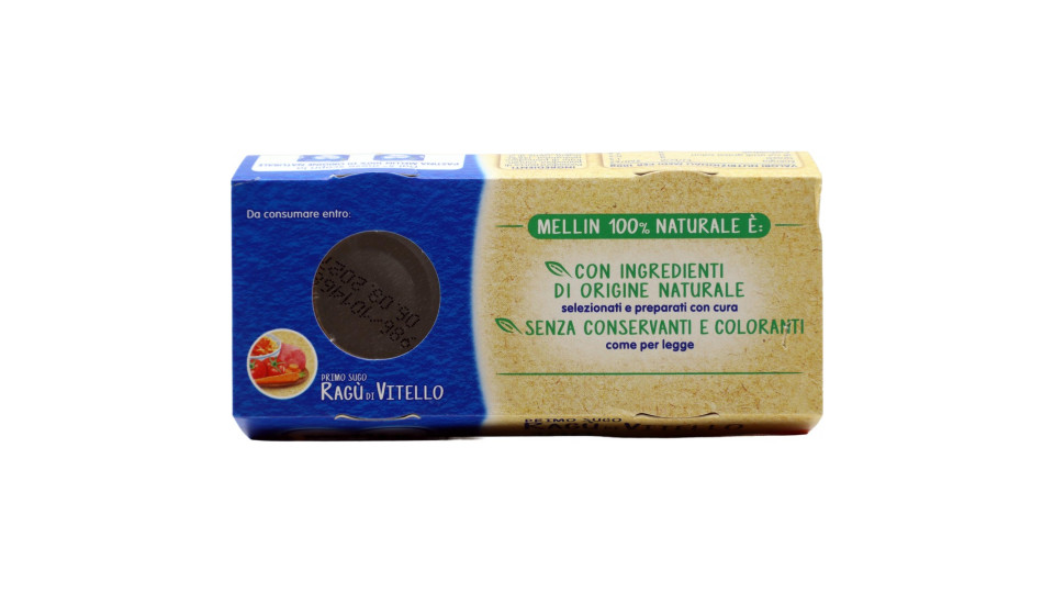 MELLIN Primo Sugo per la preparazione di pastine, Ragù di...