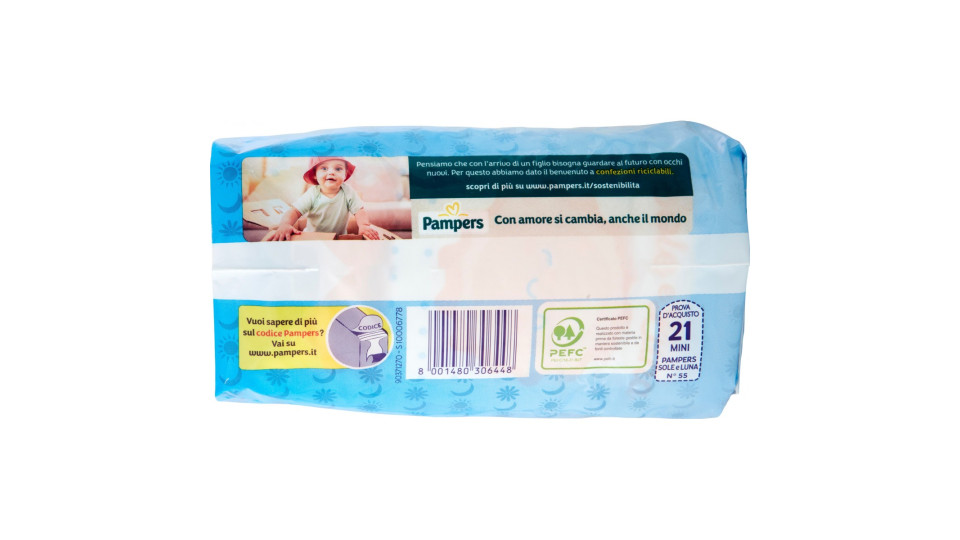Pampers Sole e Luna Mini pz.21
