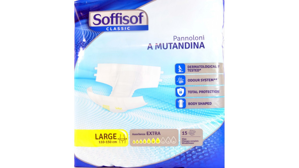 Soffisof pannoloni mutanda large x15 class