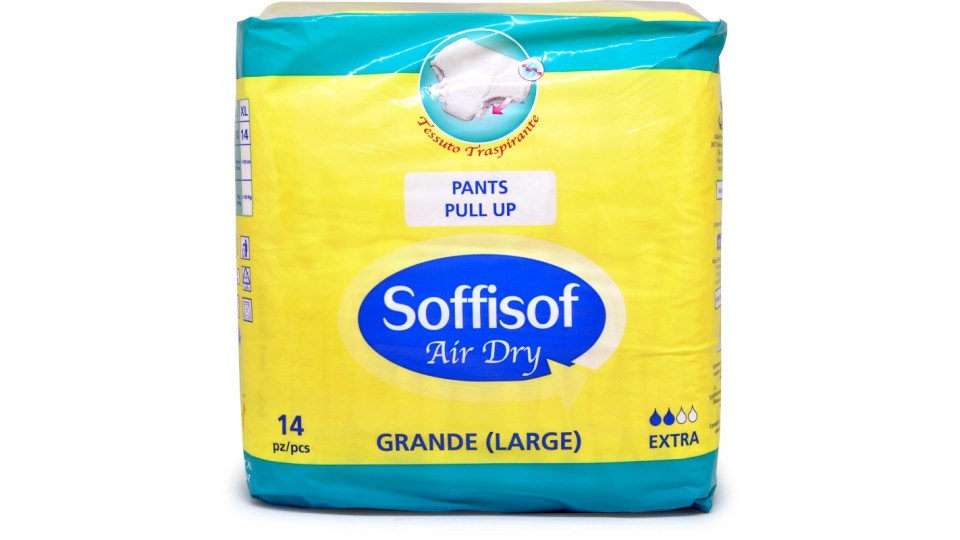 Soffisof pannolini mutand. grande x14