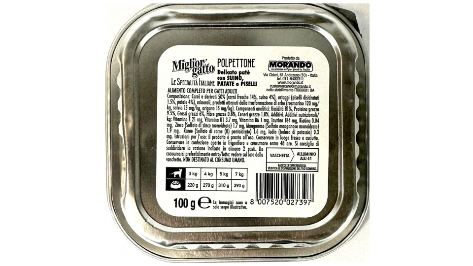 Migliorgatto specialità italiane polpettone...