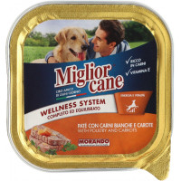 Migliorcane Paté con Carni Bianche e Carote 150 g