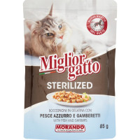 Migliorgatto Sterilized Bocconcini in Gelatina con Pesce...